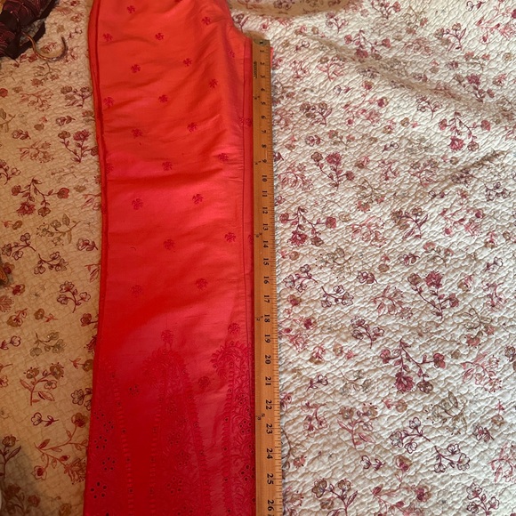 Plenty by tracy Red Reese silk pant size small p - Picture 5 of 8